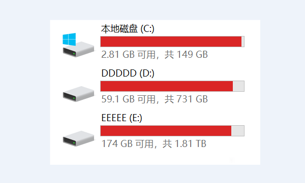 C盘爆红